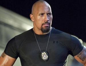 Dwayne Johnson képe a Halálos Iramban 7 forgatásáról